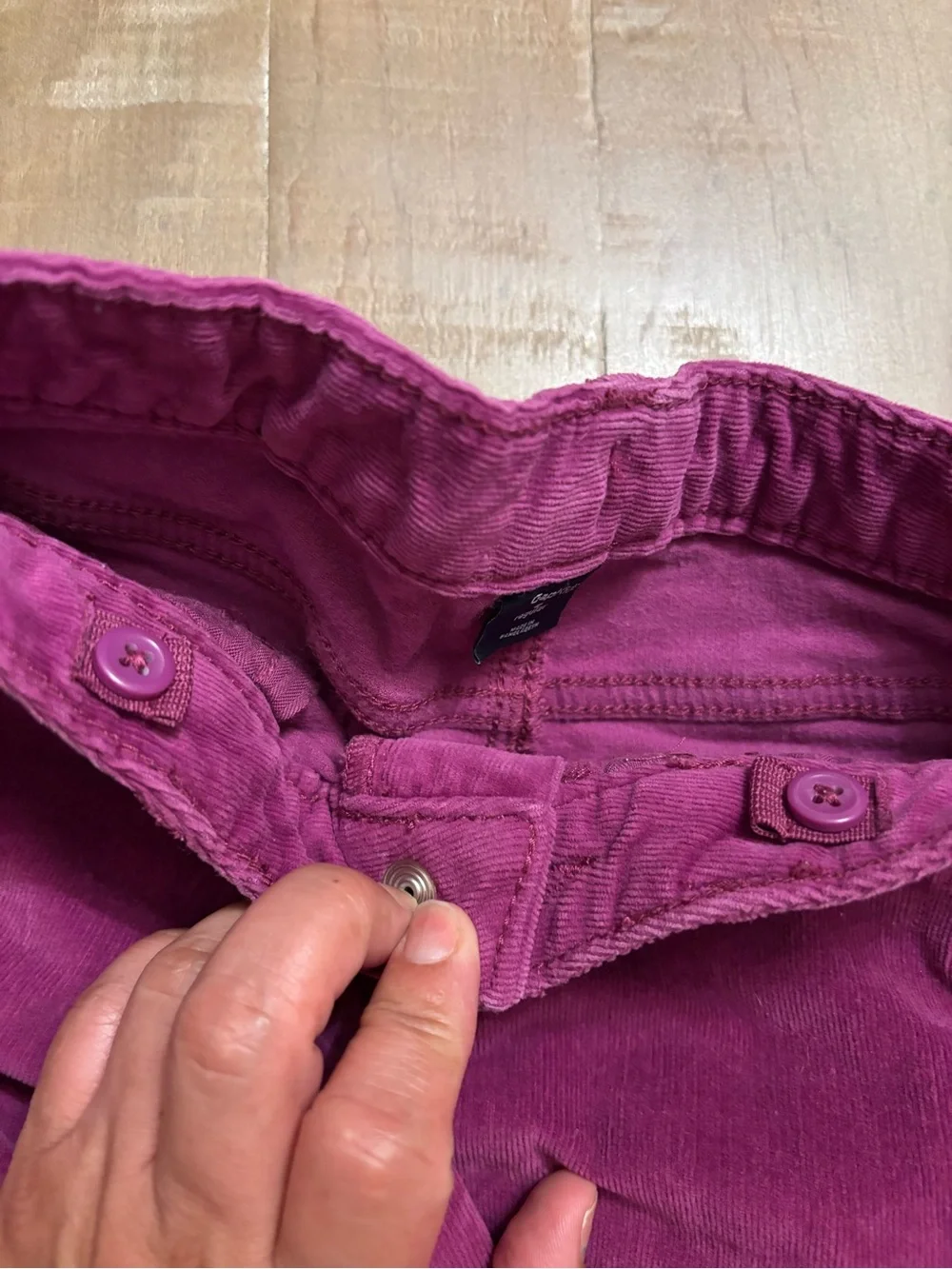 GAP Kids Bright Fuchsia Corduroy Straight-Leg Pants
